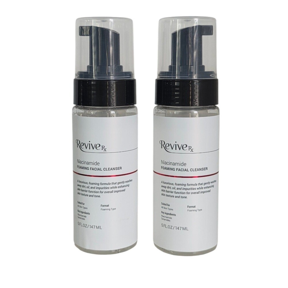 Revive RX Niacinamide Foaming Facial Cleanser ,Set Of 2